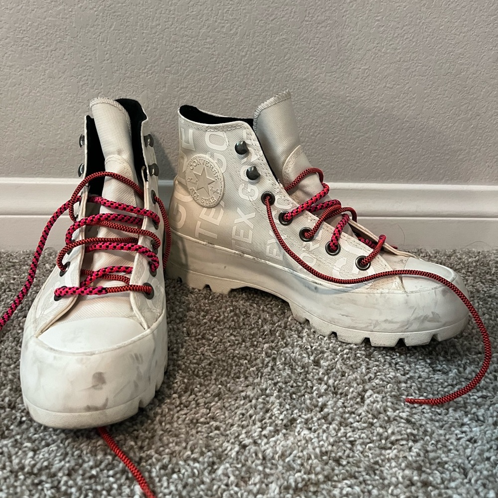 Gore tex white converse